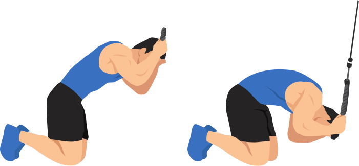 Cable Crunch demonstration
