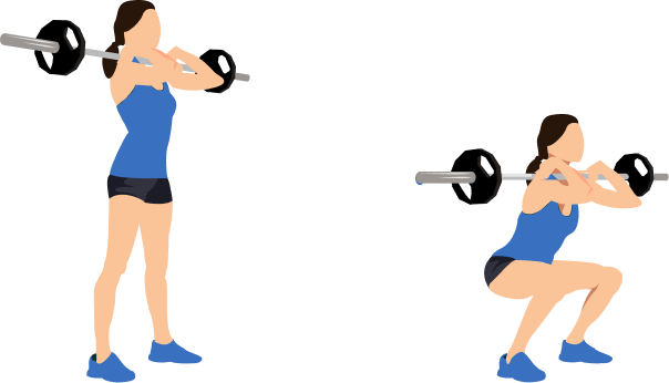 Front Squat demonstration